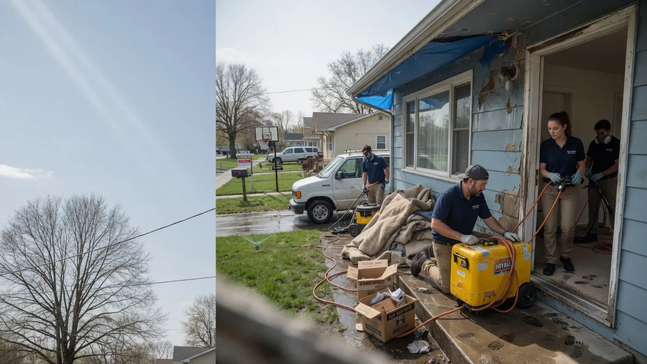 Basement Flood Cleanup in Collison, IL near me